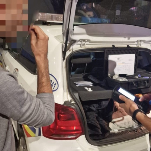 Tânăr din București, depistat la volan în Vrancea sub influența unor substanțe psihoactive