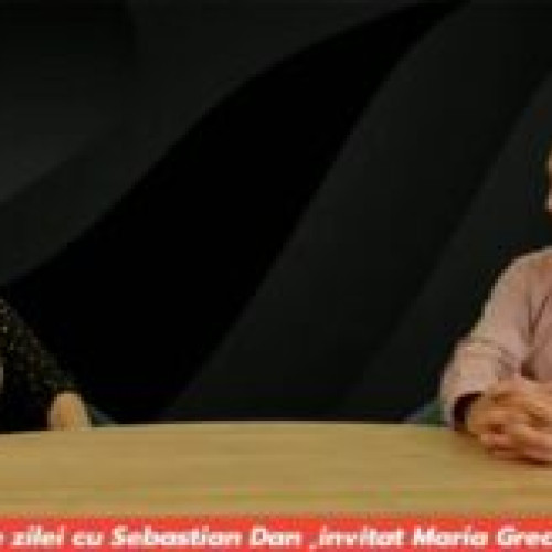 Maria Grecea prezenta proiecte electorale în emisiunea "Culisele Zilei" cu Sebastian Dan