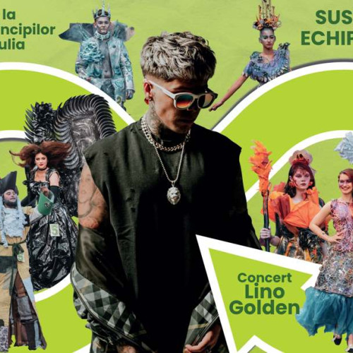 Parada de modă ecologică „Green Fashion Show” în liceele din Alba, 2024, promovează reciclarea și creativitatea în rândul elevilor (P)