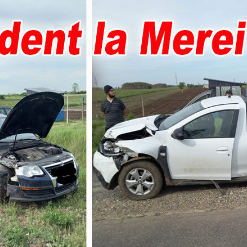 Un bărbat in vârstă de 70 de ani și pasagerul său răniți în urma unui accident rutier
