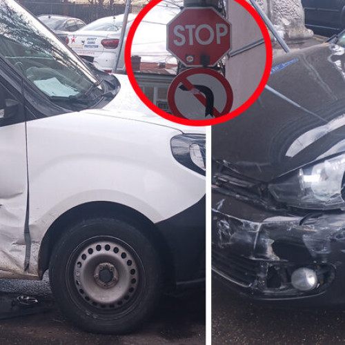 Accident rutier cu trei autovehicule în București. Vina aparține șoferului VW.