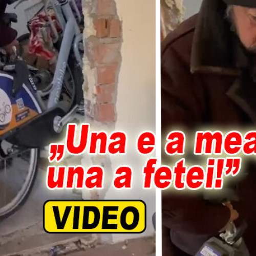 VIDEO: Biciclete municipale furate din Buzău, descoperite în casa unui cetățean. Polițiștii locali au fost martorii surprizei!