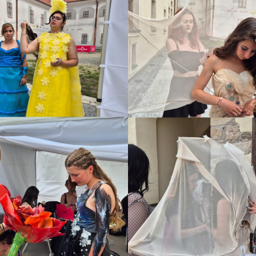 11-a Editie a Paradelui Green Fashion Show din Alba Iulia - Creatiile Elevilor din Materiale Reciclabile Incurajeaza Protejarea Mediului