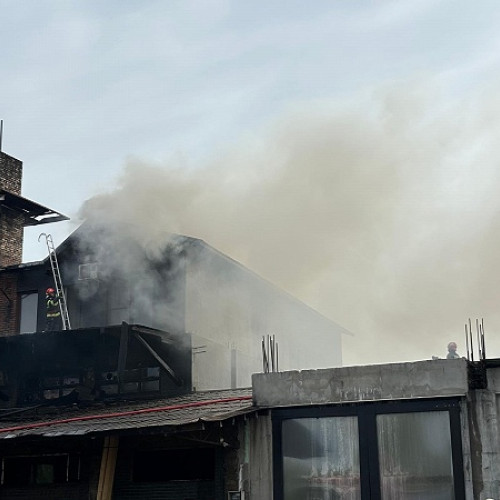 Incendiu la o distilerie din Medieșu Aurit