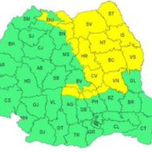 Alertă meteo: Averse torențiale în mai multe regiuni ale României!