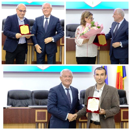 Trei profesori, cetățeni de onoare ai județului Vrancea pentru performanțele remarcabile obținute în competiții internaționale