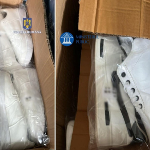 Mai mulți români, acuzați de vânzarea de pantofi sport falsificați la superofertă