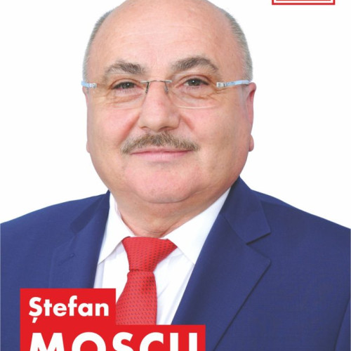 Primarul Ștefan Moscu anunță candidatura pentru un nou mandat de primar al comunei Cârligele, susținută de PSD.
