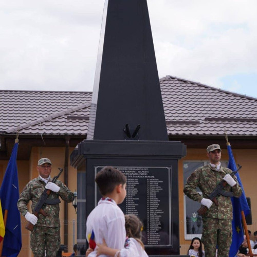Astăzi, dezvelire monumentală la Niculești în cinstea eroilor din Primul și Al Doilea Război Mondial