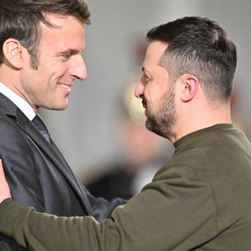 Zelenski merge în Franța săptămâna viitoare. Macron: O să spun foarte precis cum ajutăm Ucraina în continuare