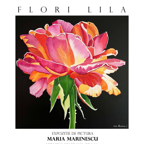 Vernisaj expoziție pictură ”FLORI LILA” la Biblioteca Județeană Dâmbovița