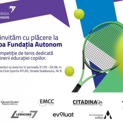 Galați găzduiește Cupa Fundația Autonom, un important turneu de tenis la Club Atlas, de la 31 mai până la 2 iunie. Premii pentru câștigători și activități speciale incluse.