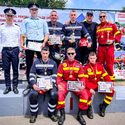 Lotul ISU Alba Iulia devine campioana nationala la competiția de descarcerare și acordare a primei ajutoare în faza zonei și primele fotografii sunt lansate la evenimentul din alzare