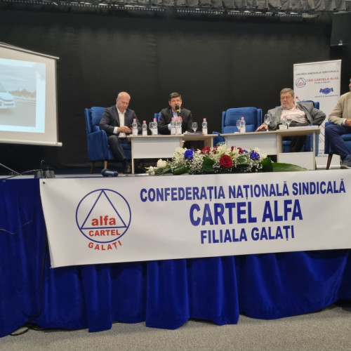 Cartel Alfa, liderul sindicatelor, Bogdan Hossu, a participat la reuniunea din Galați - alegeri și schimbări în conducerea filialei locale