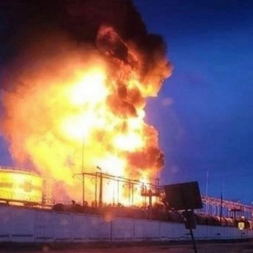 Ucraina a distrus cu rachete Neptun un terminal petrolier din portul rusesc Kavkaz