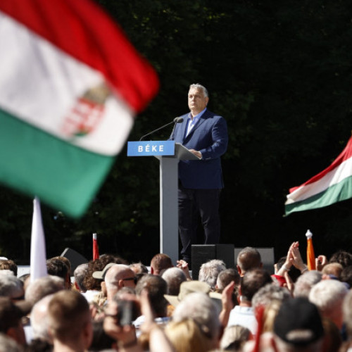 „Europa inaugurează drumul spre iad”. Viktor Orban și-a scos susținătorii în stradă cu mesaje anti-UE și pro-ruse, înainte de alegeri