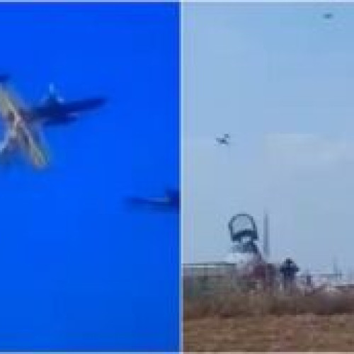 Avioane în ciocnire fatală în timpul show-ului aviatic din Portugalia - un pilot a decedat