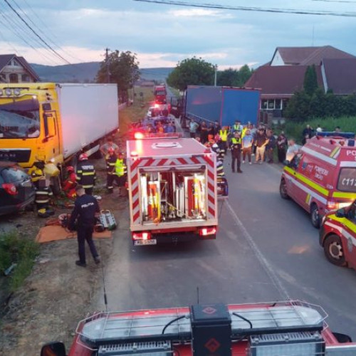 Accident grav în Ciba, Mureș - Elicopter SMURD chemat în ajutor