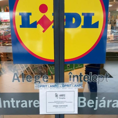 Depozitul Lidl din Iernut și magazinul din Sângeorgiu de Mureș închise de CJPC Mureș