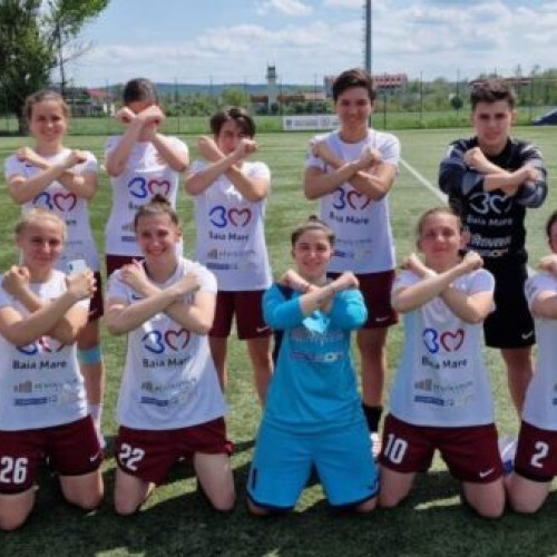 Echipa ACS Fotbal Feminin Baia Mare obține o victorie decisivă și se poziționează pe locul 5 în Liga 2
