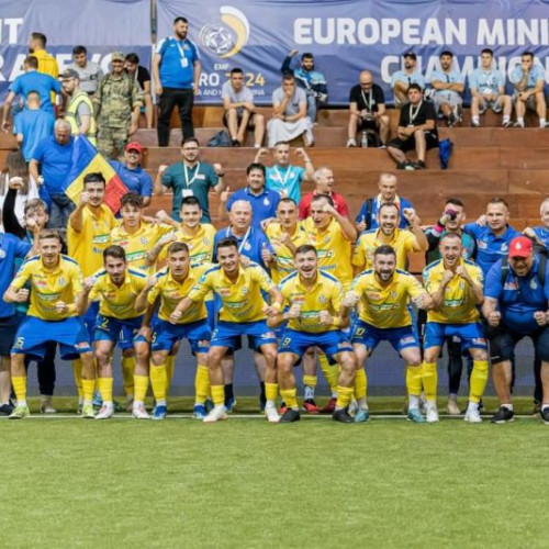 România în sferturile Campionatului European de minifotbal