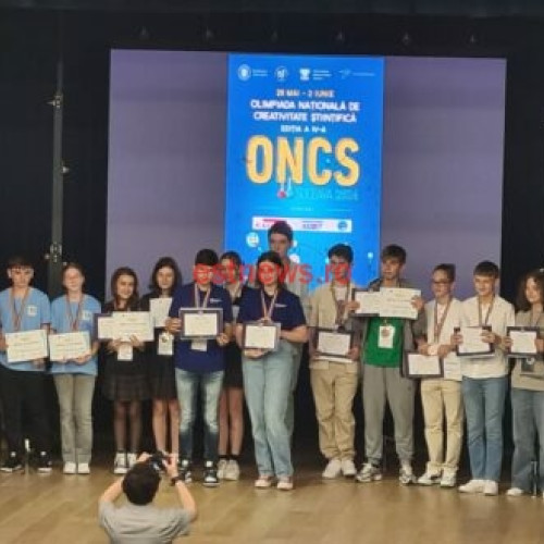 Elevi din Vaslui, premiați la Olimpiada Națională de Creativitate Științifică