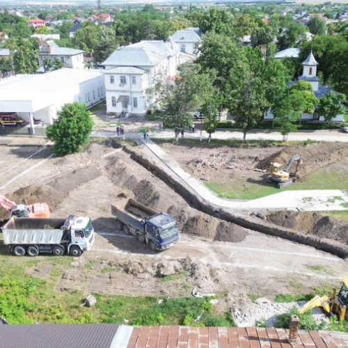 Inceput Lucrari Noul Spital Tecuci, FOTO de Ovidiu Amalinei