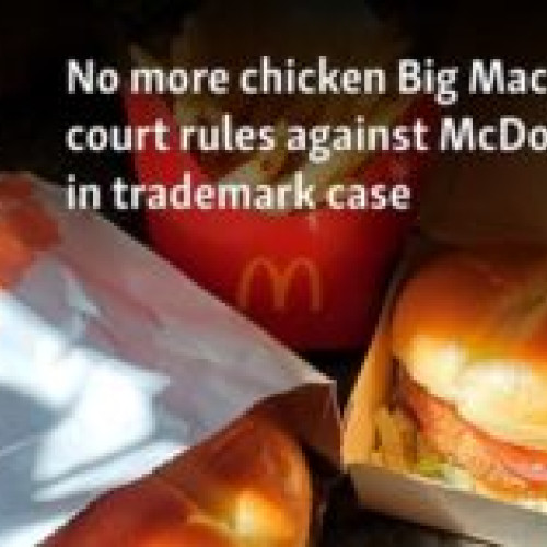 McDonald's pierde drepturile de nume pentru "Big Mac" în UE
