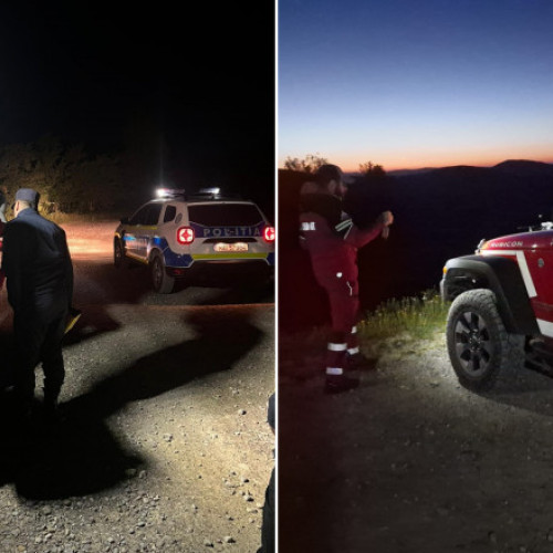 Galerie Foto Un bărbat din Prahova a fost amendat după ce a sunat la 112 și a spus că a căzut într-o râpă. A fost găsit beat, la o stână