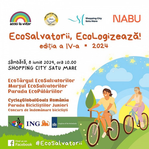Eveniment EcoSalvatorii la Shopping City Satu Mare