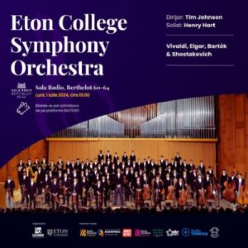 Eton College Symphony Orchestra ajunge în România