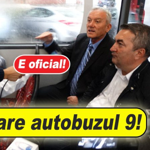 Reinfiintarea traseului 9 anuntata de Primarul Toma si directorul Trans Bus