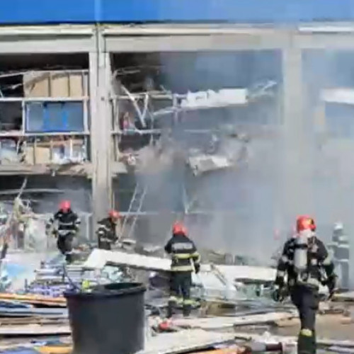 Explozie puternică la un magazin din Botoșani: 10 răniți