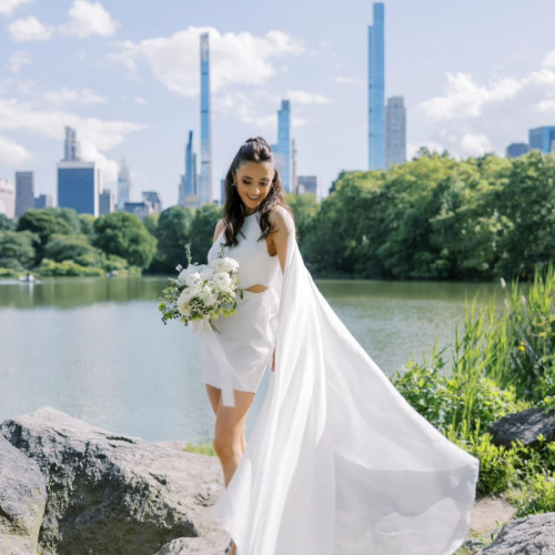 Ramona Paun s-a căsătorit la New York după un deceniu de relație