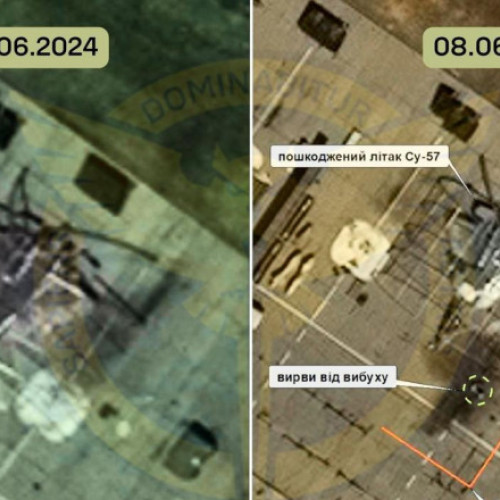 Armata ucraineană a lovit un avion Su-57 rusesc