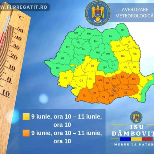 Avertizări meteo și măsuri de precauție pentru populație