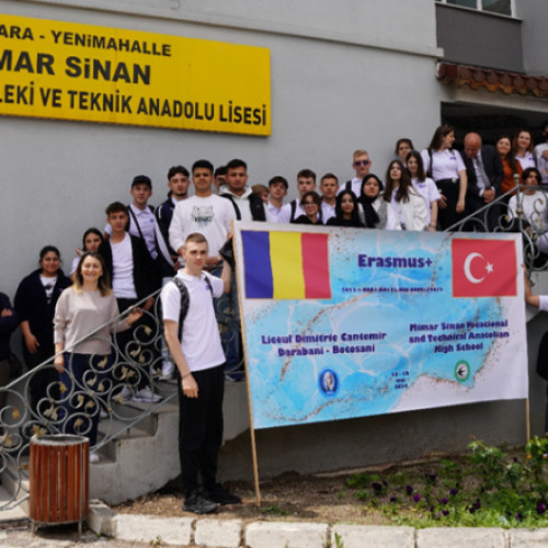 Elevi din Darabani vizitează un liceu din Turcia prin programul Erasmus