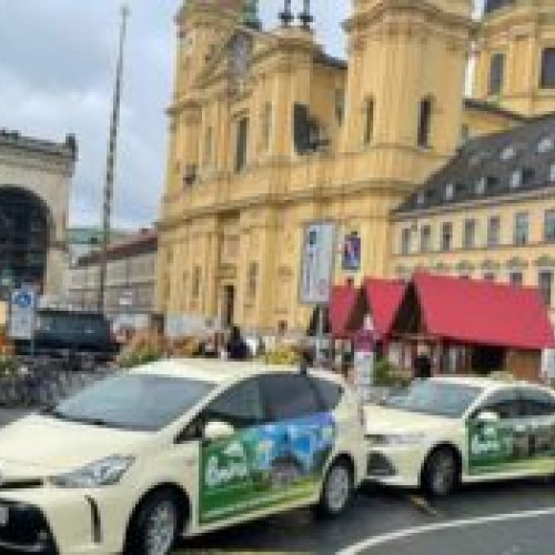 Peste 600 de taxiuri din Germania vor promova turismul din România