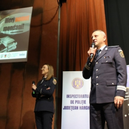 Conferință despre prevenirea consumului de droguri la Casa de Cultură