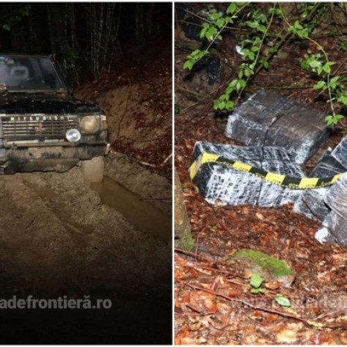 Urmărire cu focuri de armă în Maramureș pentru prinderea contrabandiștilor de țigări