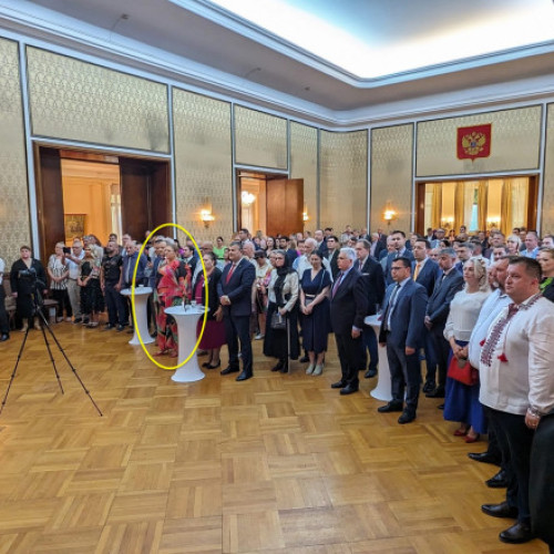 Diana Șoșoacă a mers la o recepție la ambasada Rusiei, la două zile după alegerile la care a câștigat un mandat în Parlamentul European