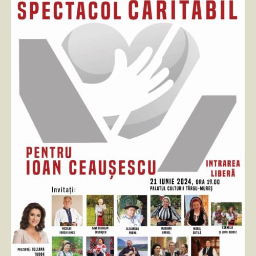 Spectacol caritabil pentru jurnalistul Ioan Ceausescu