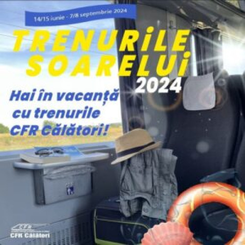 Programul estival "Trenurile Soarelui" începe vineri