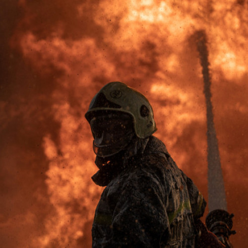Explozie în apropierea Kievului în timpul unui atac cu rachete al Rusiei