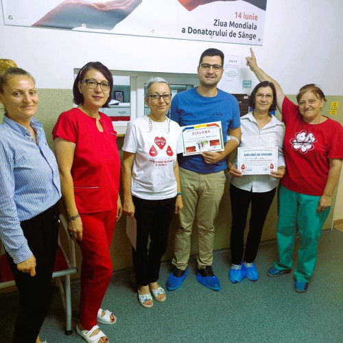 Ziua Donatorului de Sânge sărbătorită la Târgoviște