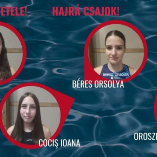 Patru jucătoare de la CSM Târgu Mureș convocate la lotul național U19 de polo pe apă