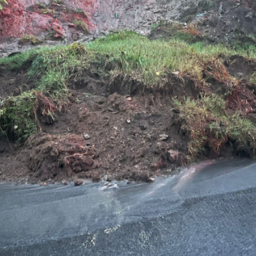 Alunecare de teren pe Strada Valea Seacă din Cluj-Napoca