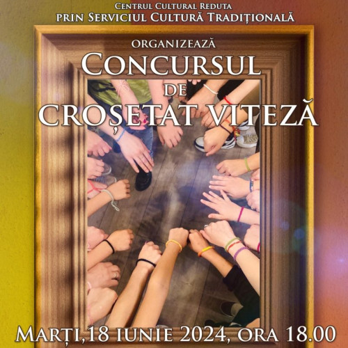 Concurs de croșetat la Proiectul "Artizanii Redutei"