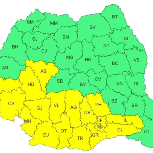 Cod Galben de caniculă în județul Dâmbovița