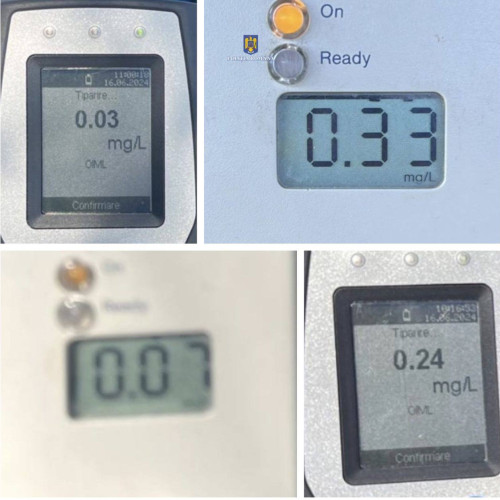 Poliția Rutieră desfășoară acțiuni pentru depistarea șoferilor care conduc sub influența alcoolului